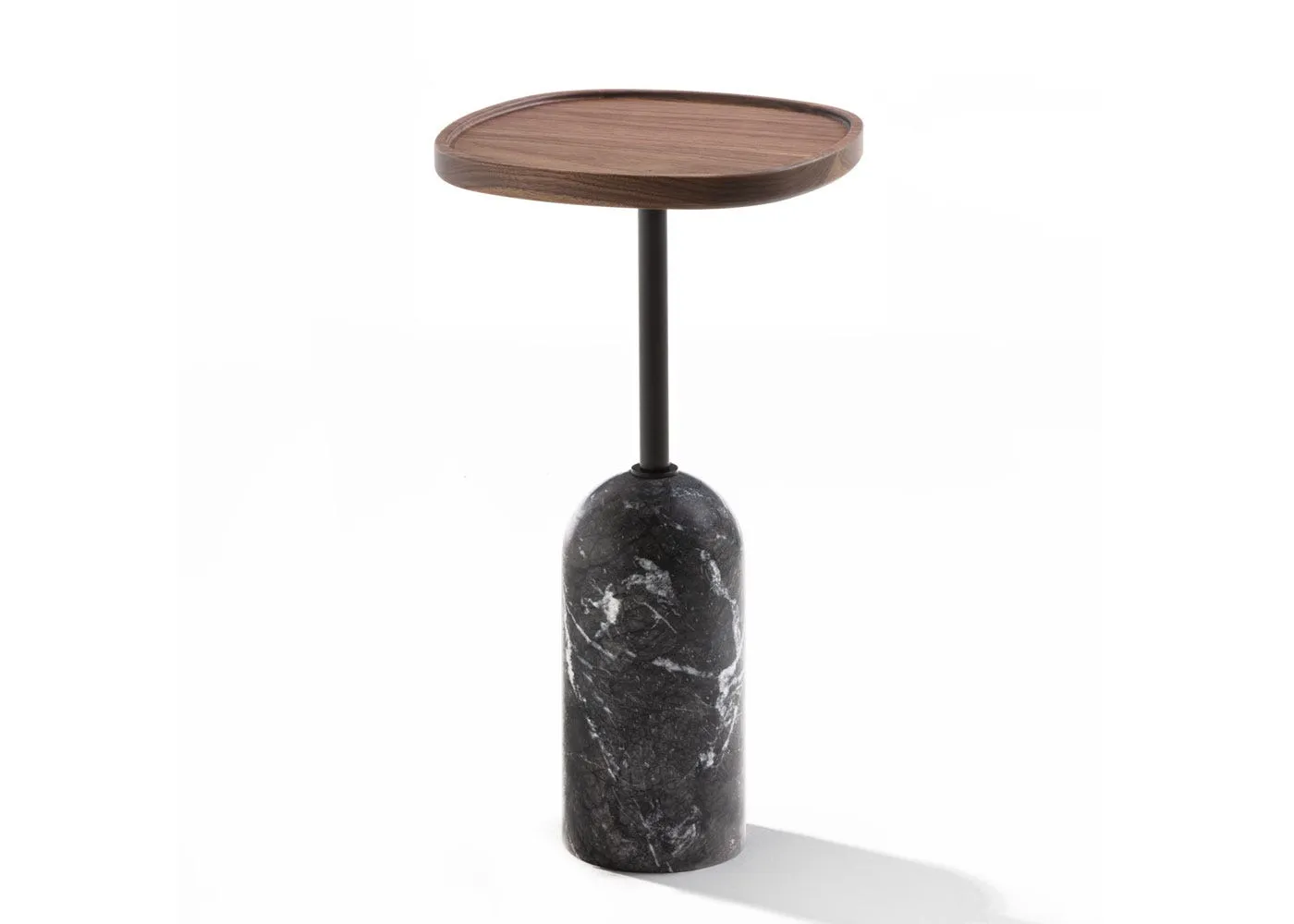 Porada Ekero Square Side Table Grigio Carnico Base 1