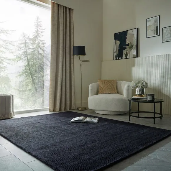Novah Luxury Ribbed Texture Rug 1