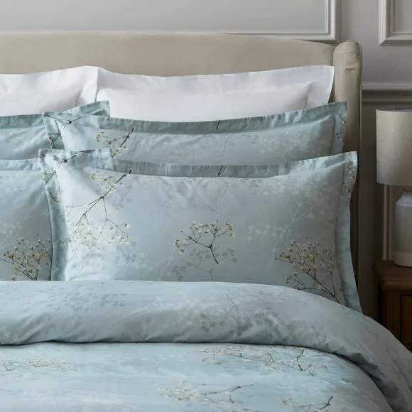 Dorma Gypsophilia Mineral 100% Cotton Duvet Cover & Pillowcase Set 2
