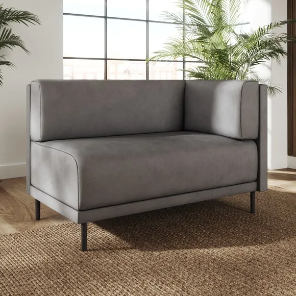 Mae Corner Dining Bench, Faux Leather 2