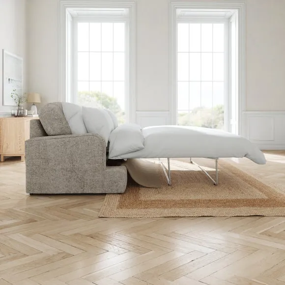 Martha Chunky Chenille 2 Seater Double Sofa Bed 2