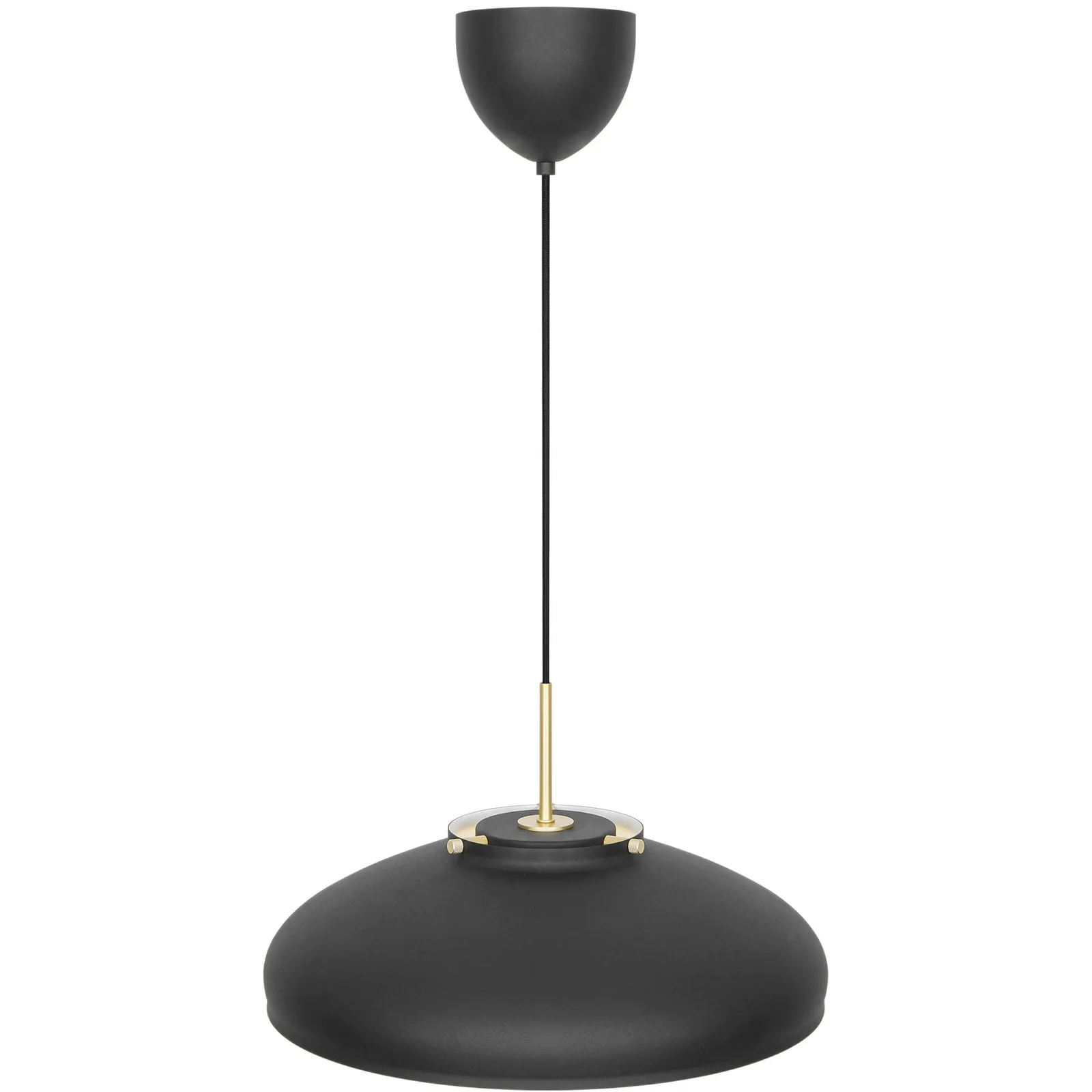 Nordlux Latif Pendant Light Black Metal Dining Room E14 Mains 40cm 3