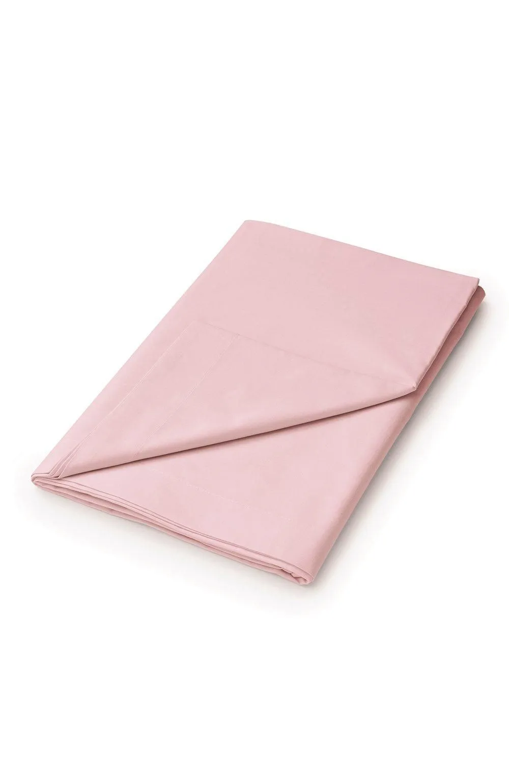 Helena Springfield 'Plain Dye' Polycotton Flat Sheet in Light Pink
