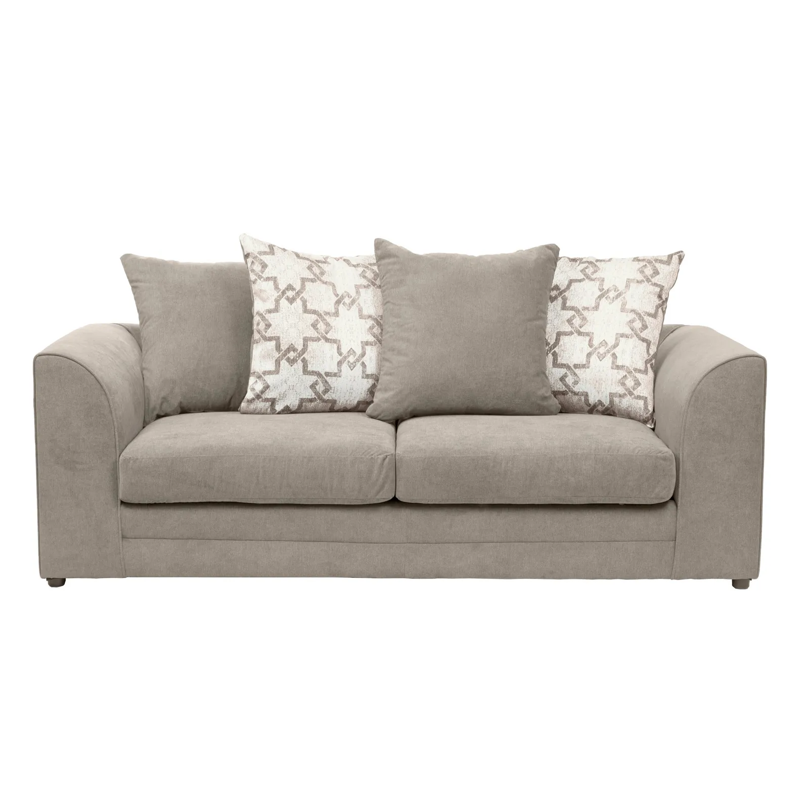 Washington Fabric 3 Seater Sofa Beige