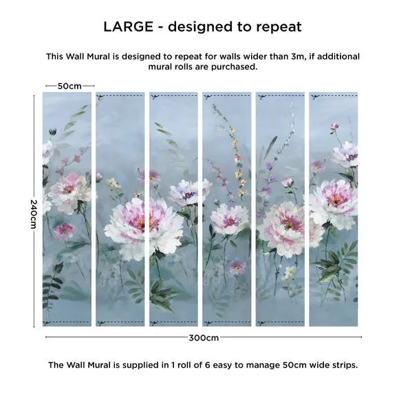 Elegant Floral Wall Mural 3