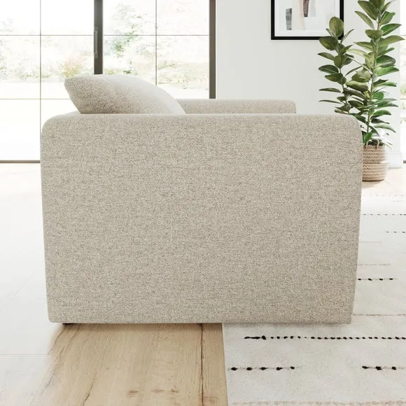 Blake Basket Weave Texture Snuggle Chair 2