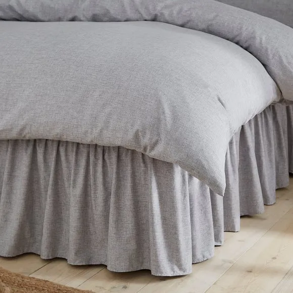 Chambray Microfibre Valance 2