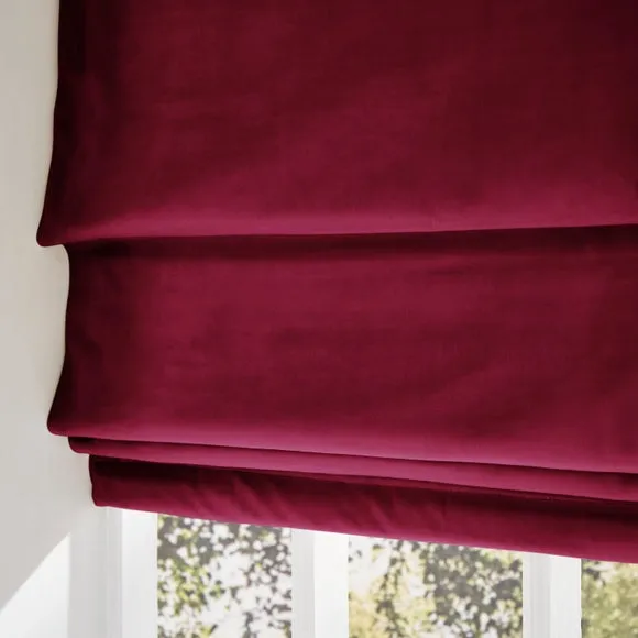 Recycled Velour Roman Blind 3