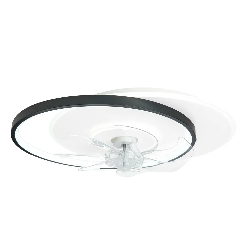 Ingram LED Dimmable Fan Ceiling Light, Black 1