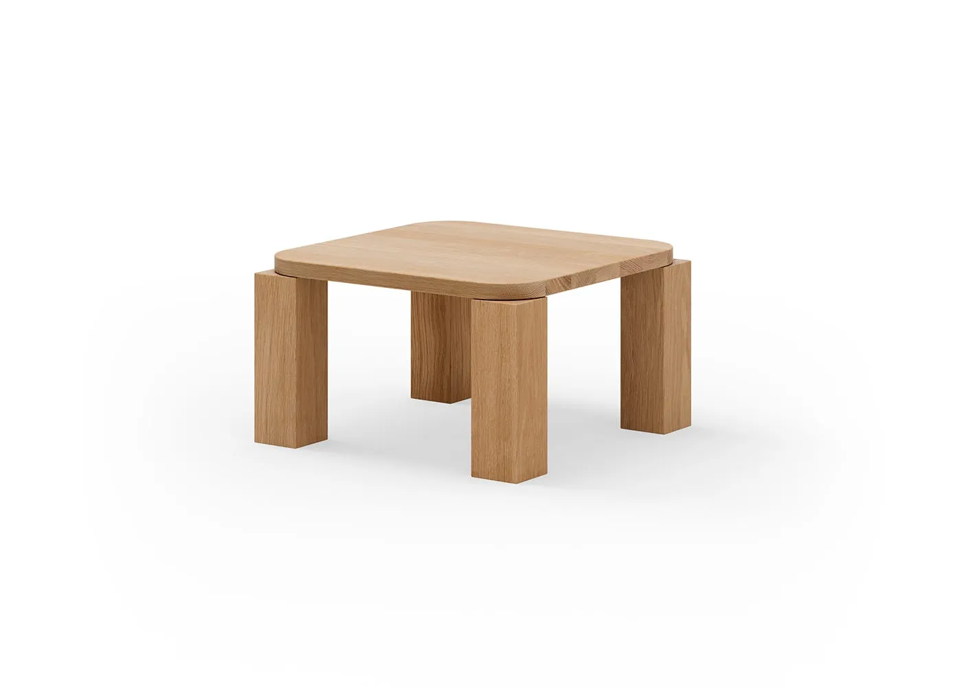 New Works Atlas Coffee Table Natural Oak 60 x 60cm