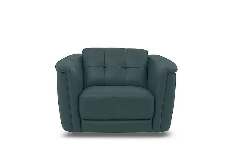 Monarch Leather Cuddler Chair