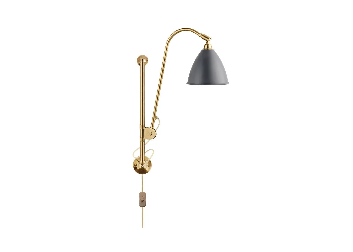 Gubi Bestlite BL5 Wall Lamp Base Grey Shade 1