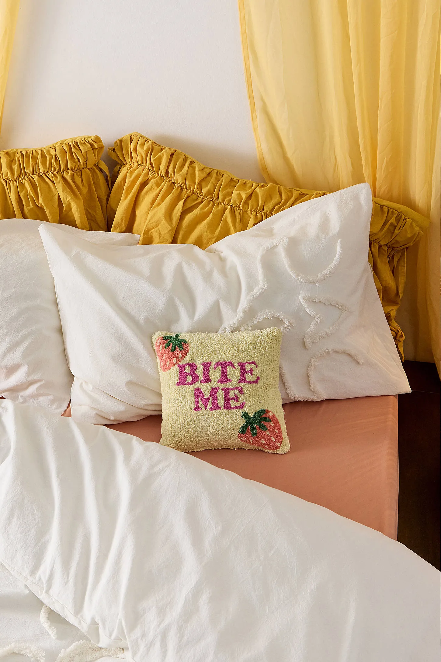 Ecru Saffron Tufted Duvet Set - Cream 2