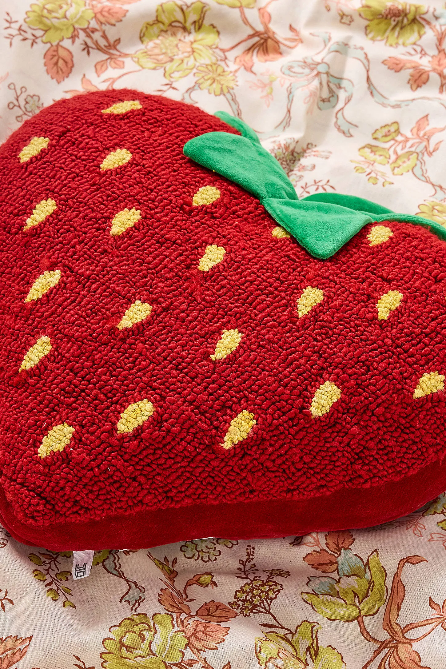 Strawberry Heart Cushion - Red 2