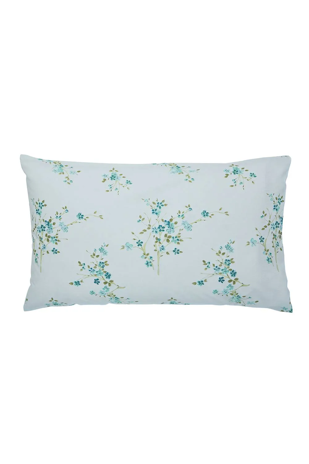 Helena Springfield 'Blossom Print' Cotton Duvet Cover Set in Aqua 3