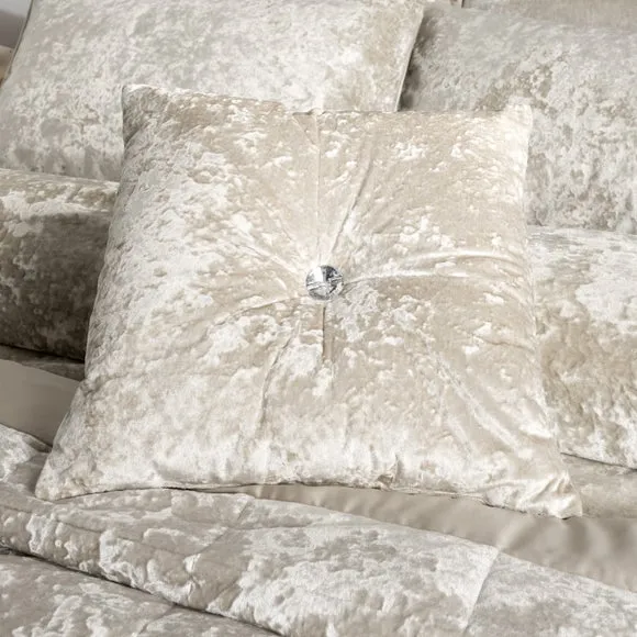 Catherine Lansfield Crushed Velvet Cushion 1