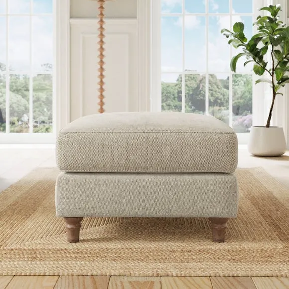 Flori Basket Weave Footstool 3