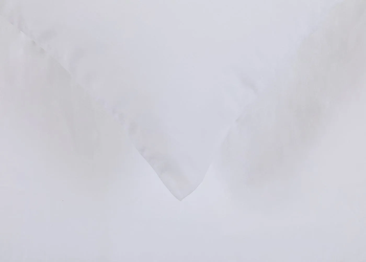 Heal's Organic Cotton Sateen White Fitted Sheet Single