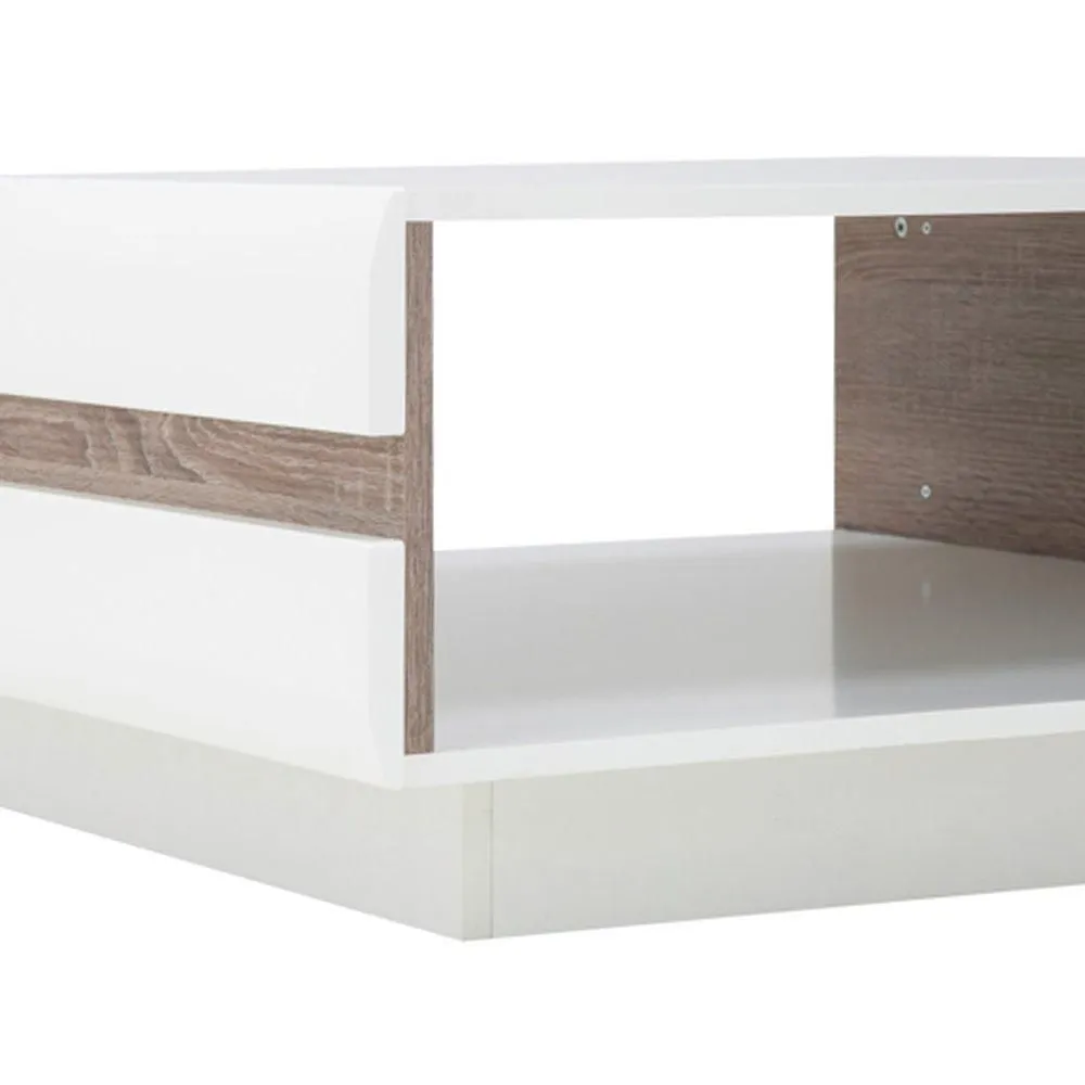 Furniture To Go Chelsea Living Small Designer Coffee Table in White 6