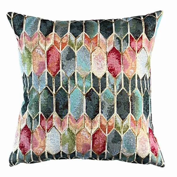 Daro Tapestry Mullion Square Cushion 2