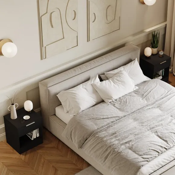Hayes Set of 2 1 Drawer Bedside Tables 5