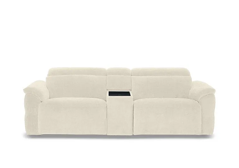 Dolomite 3 Seater Fabric Power Recliner Sofa with Power Headrests and Console