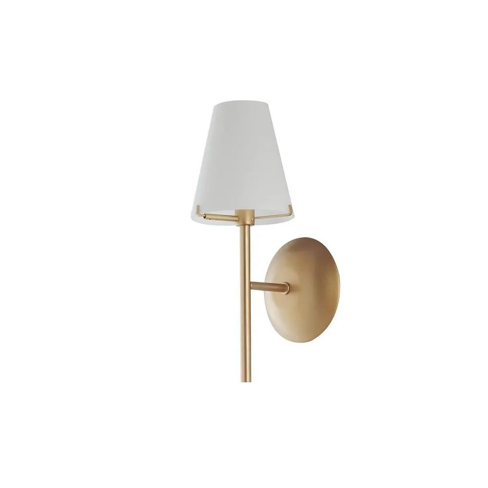 Netlighting CANTO Wall Lamp with Shade Gold 12x30.5x16.5cm