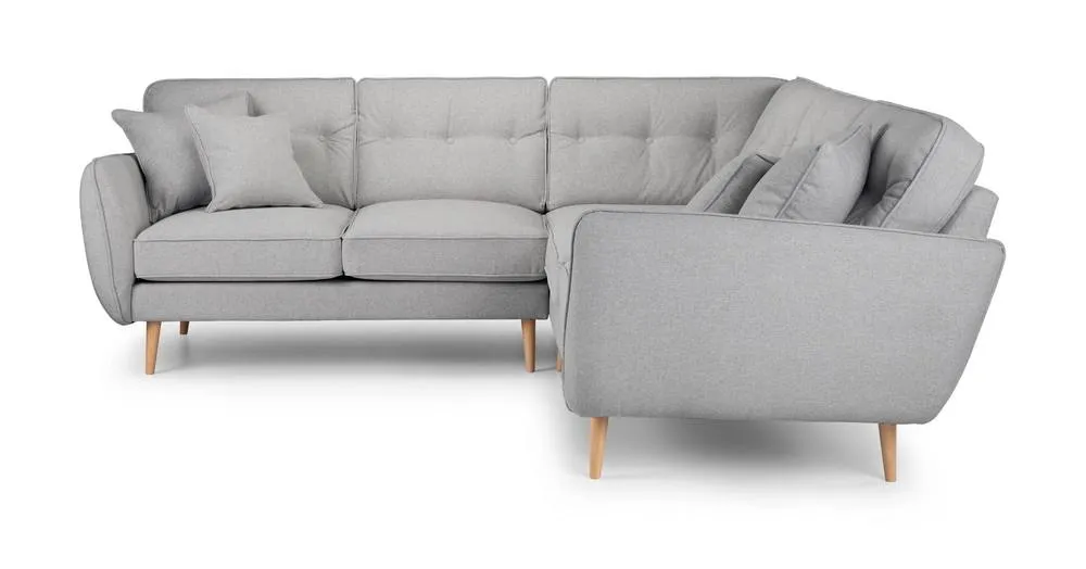 The Great Sofa Company Ailis 2 Corner 2 Faro Ashen in Light Grey 3