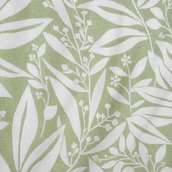 Catherine Lansfield Sorrel Leaves Reversible Eyelet Curtains 3