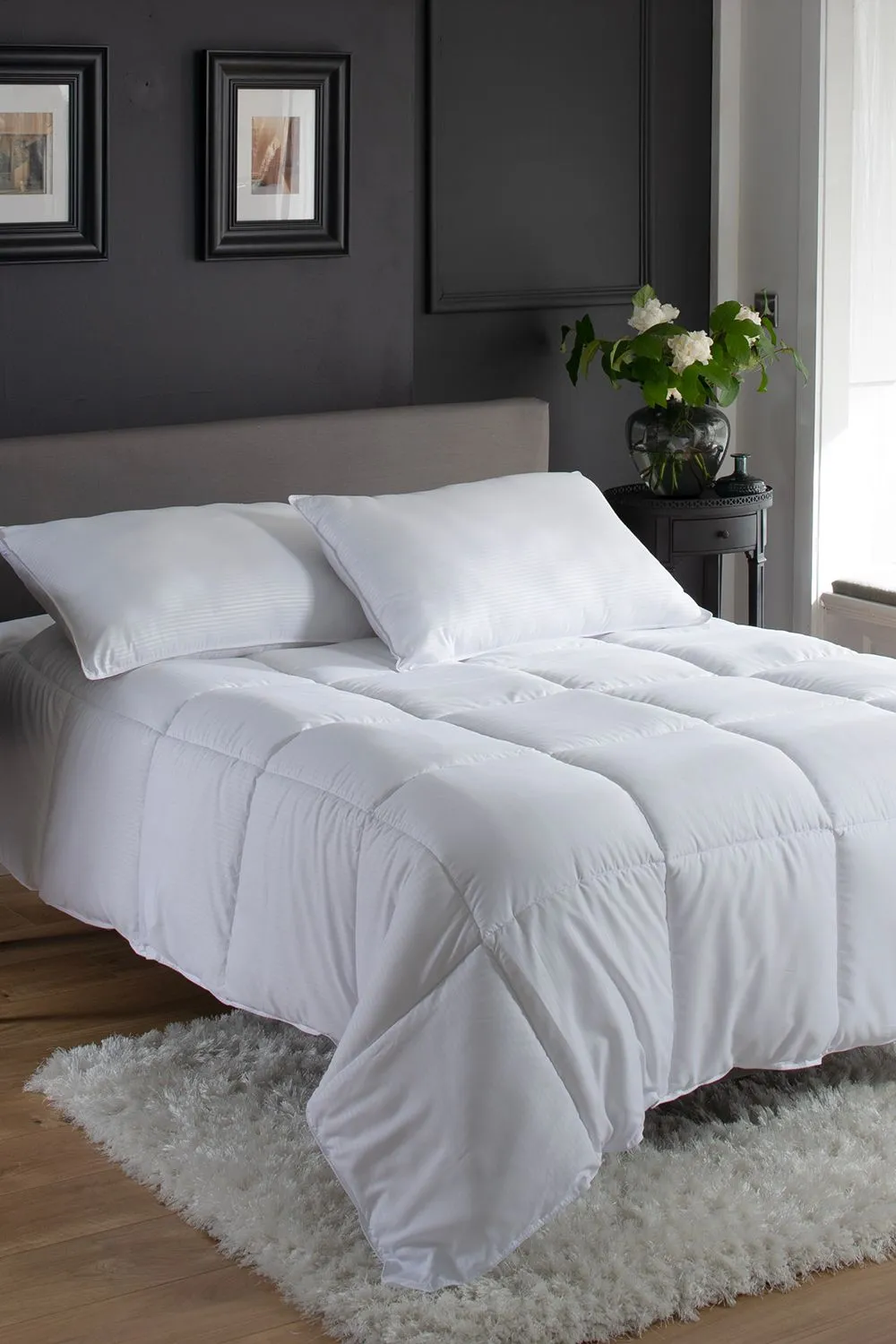 The Lyndon Company Hotel Premium Soft Touch 10.5 Tog All Year Round Duvet in White 2