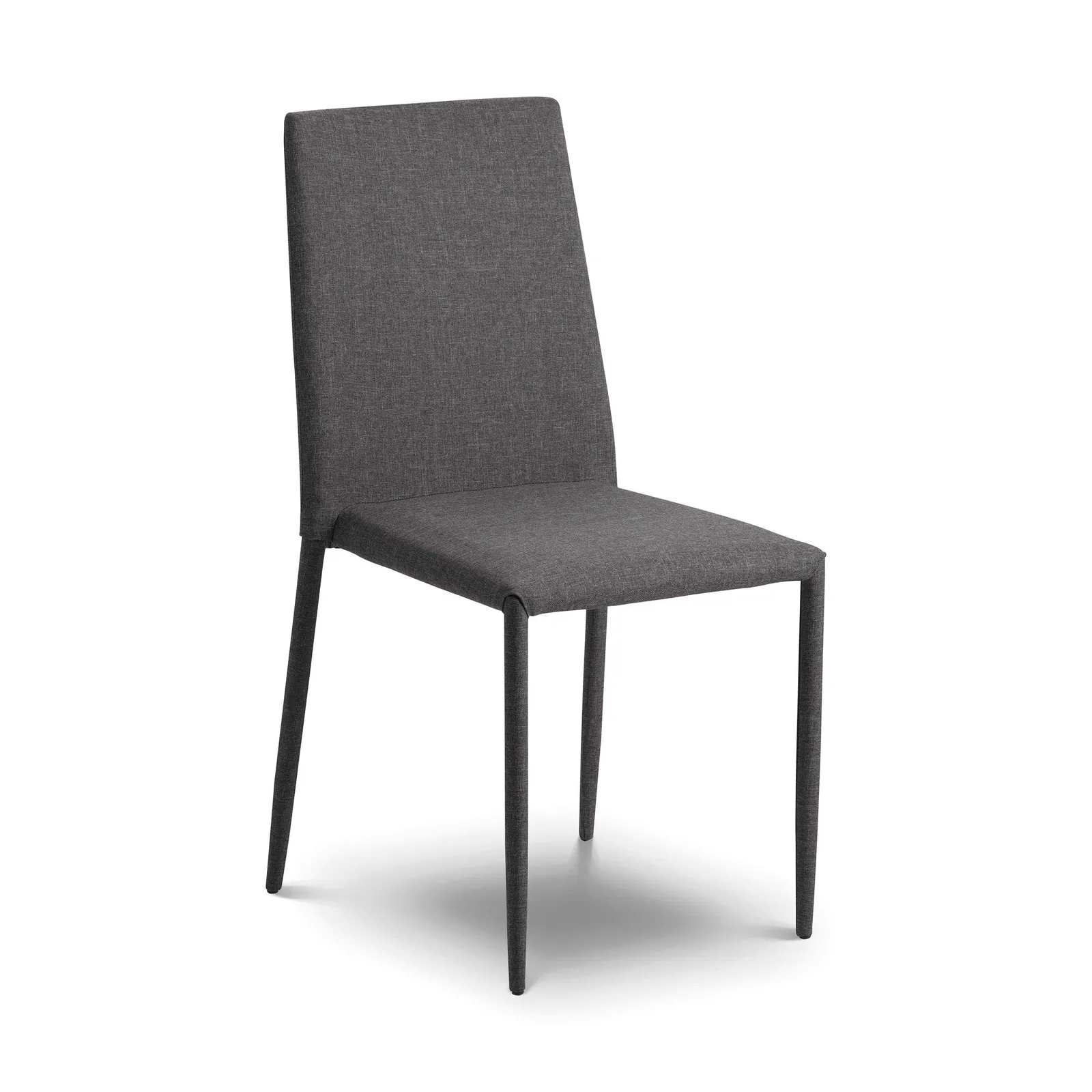Jazz Set of 4 Stacking Dining Chairs Grey