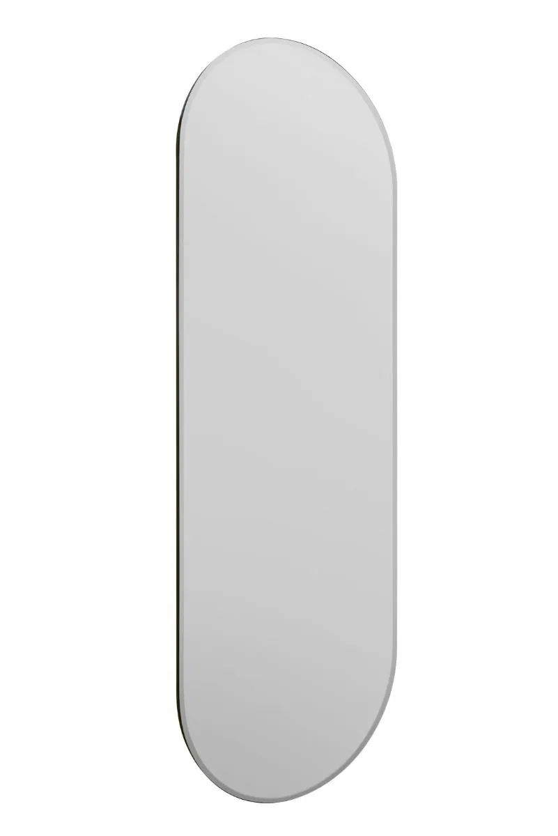 MirrorOutlet Frameless Pond Wall Mirror 71" X 26" (180x65CM) in Silver 4