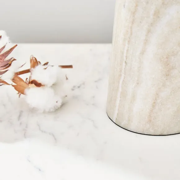 Return - Marble Glass Table Lamp, Natural 4