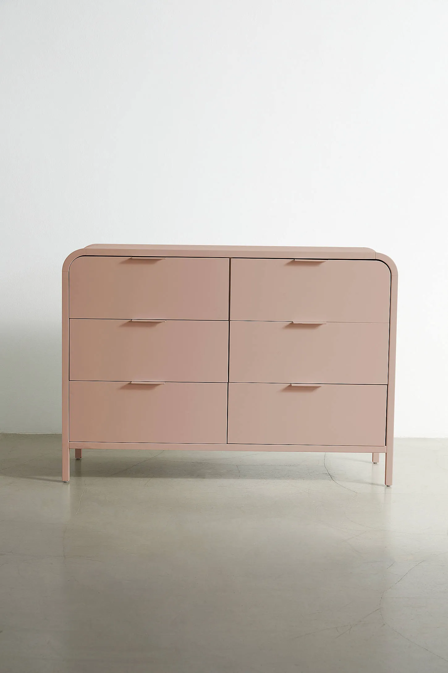 Kane 6-Drawer Dresser - Pink ALL 3