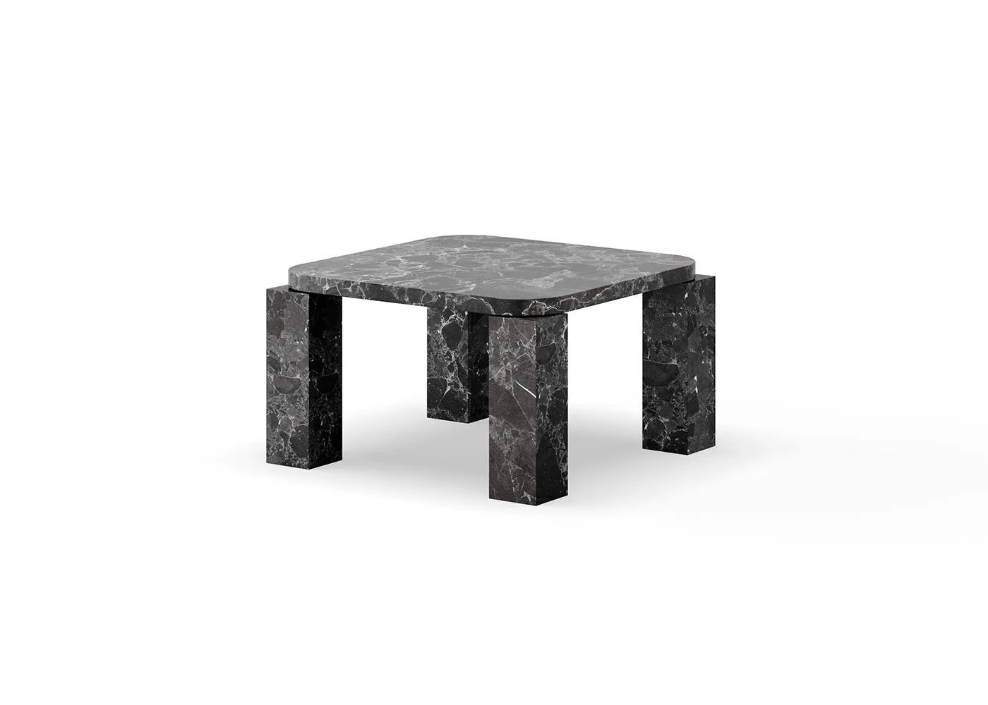 New Works Atlas Coffee Table Costa Black 60 x 60cm 1