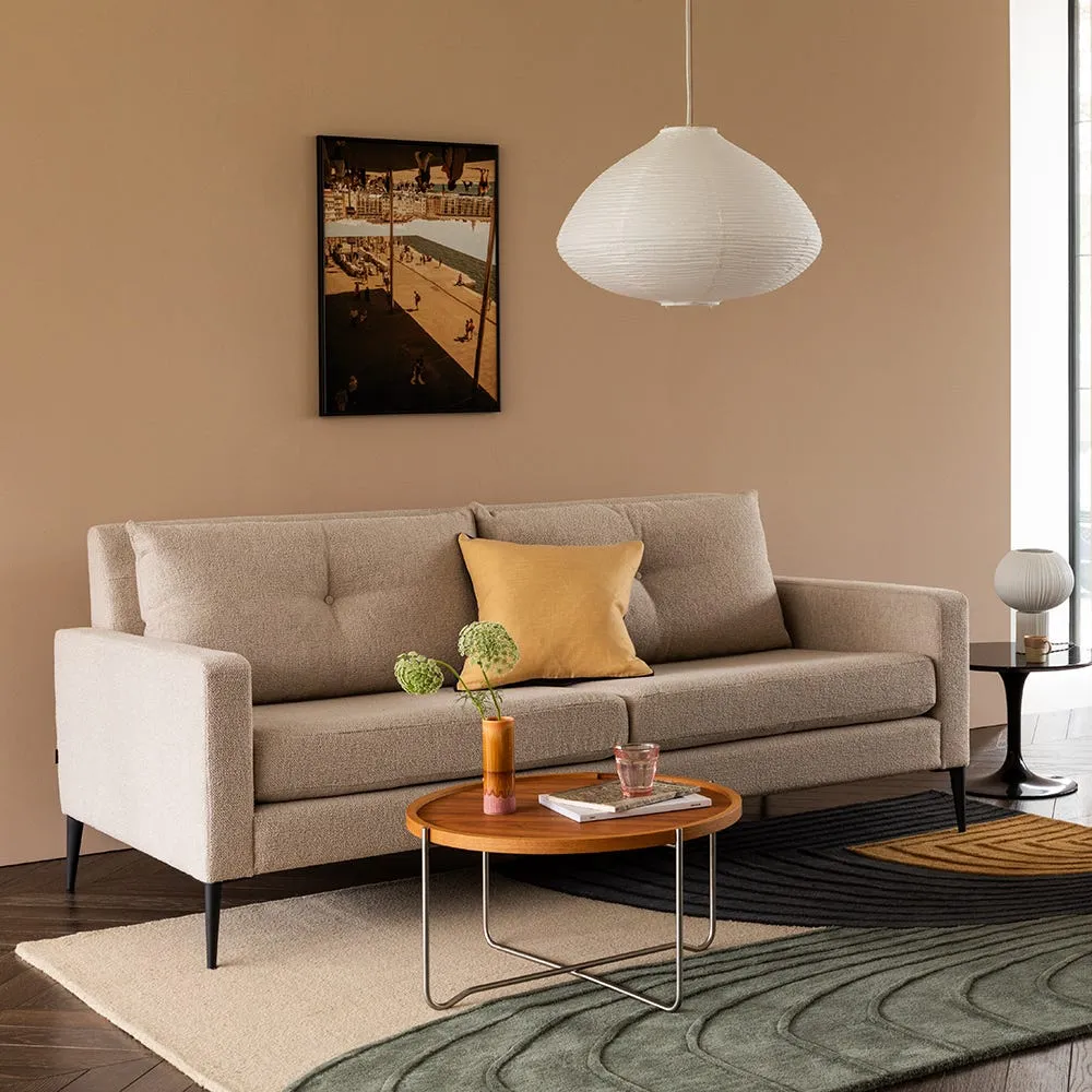 Heal's Brunel 4 Str Sofa Tassuta Oatmeal Black Feet 3
