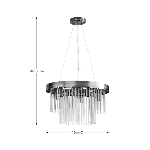 Hotel Ferdinand 5 Light Adjustable Ceiling Light 6