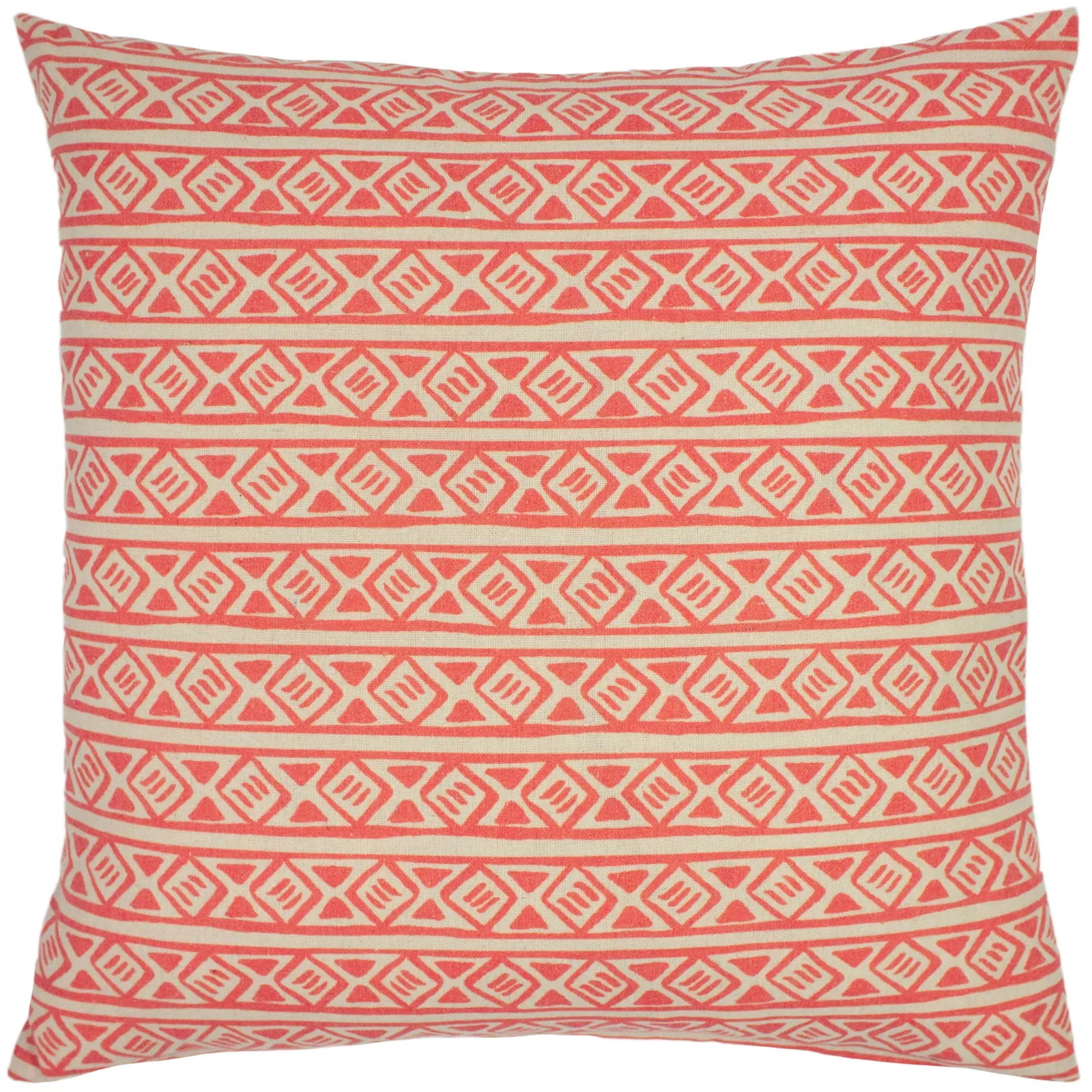 Furn Nomi Monoprint Cushion in Coral