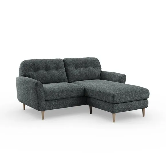 Sven Chunky Chenille Reversible Corner Chaise Sofa 6