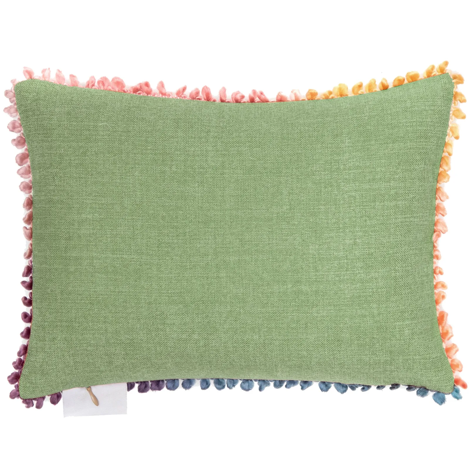 Voyage Maison Buttons & Ginger Animal Loop Edge Cushion in Natural 3