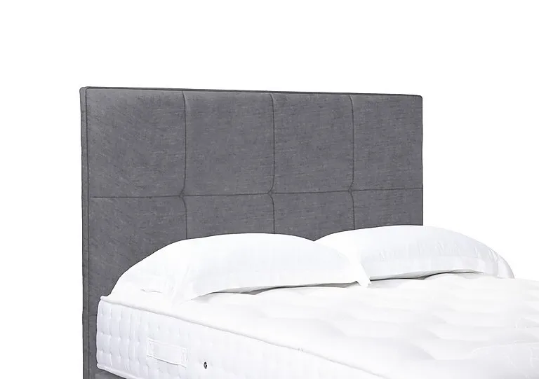 Artisan Collection Reigns High Floor Standing Headboard - Single - Aston Steel