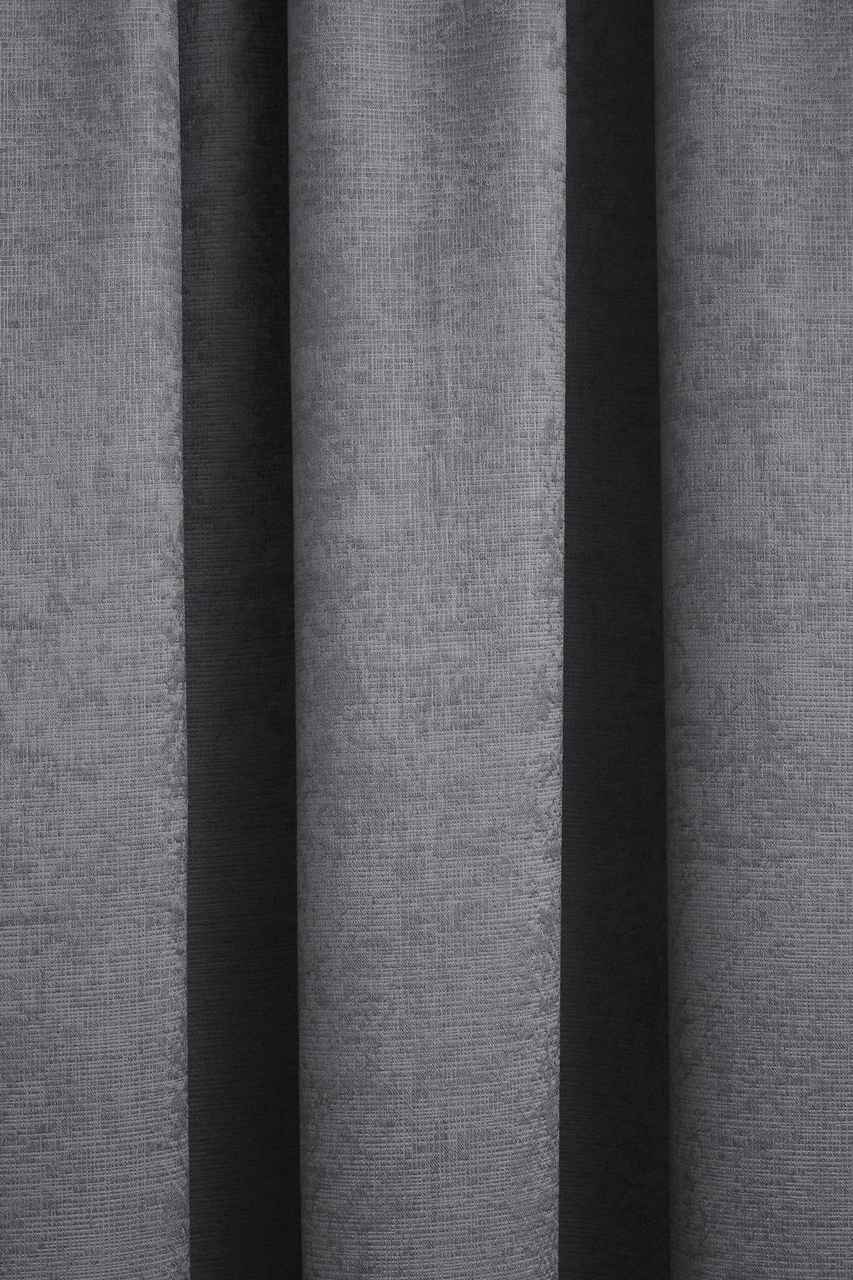 Fusion 'Galaxy' Pair of Light Reducing Thermal Effect Pencil Pleat Curtains in Charcoal 3