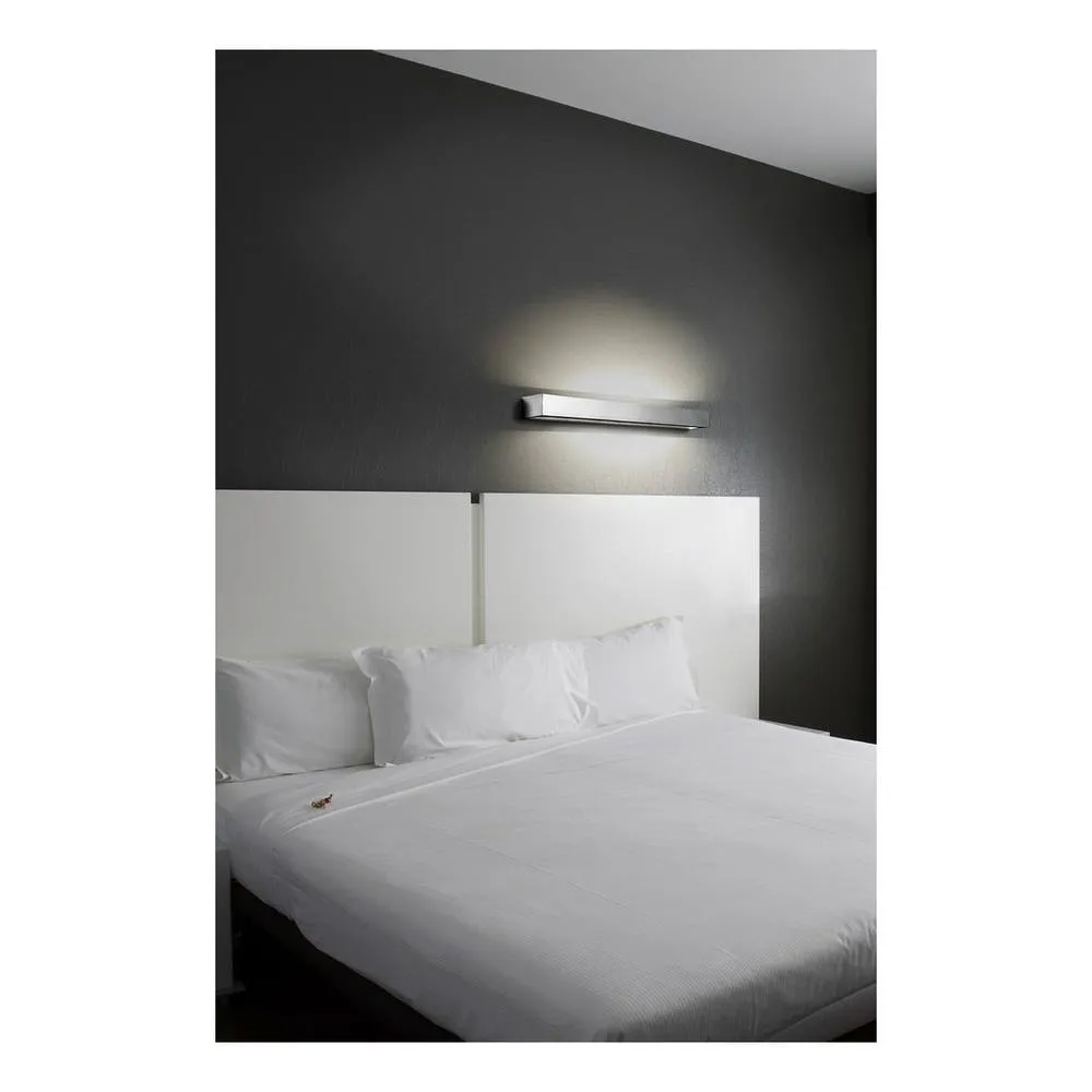 Netlighting Lia LED Up & Down Large Wall Light Chrome Special Offer in Silver 2