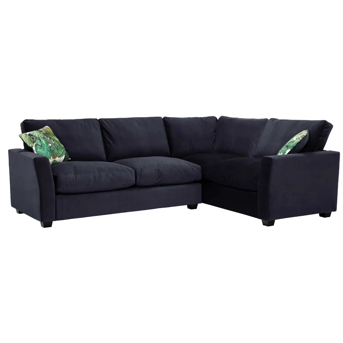 Taylor Medium Right Hand Facing Corner Sofa, Sunningdale Midnight Blue