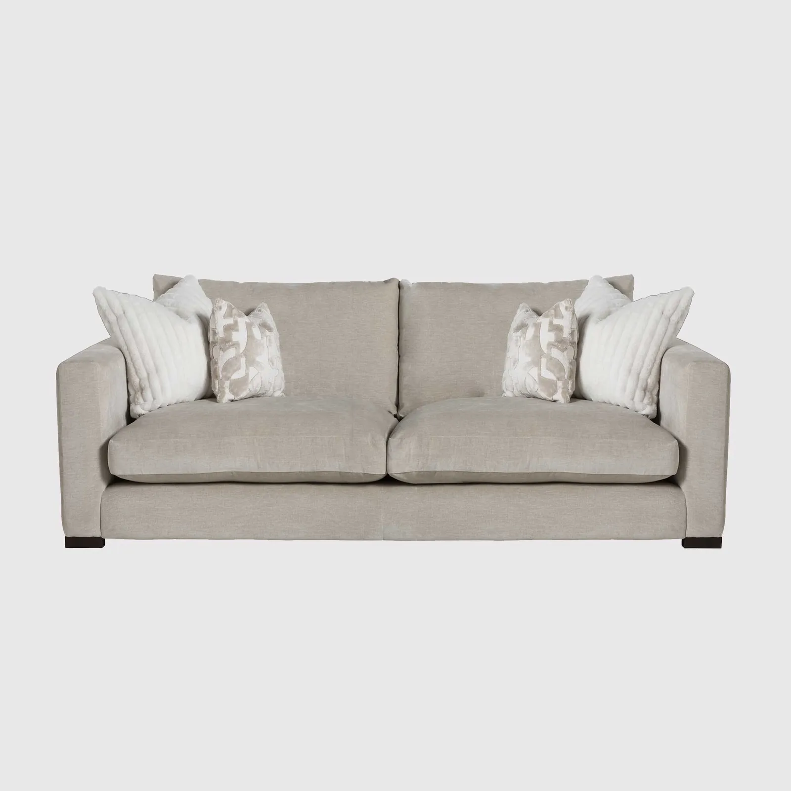 Fontella Large Sofa, Neutral Fabric | Barker & Stonehouse