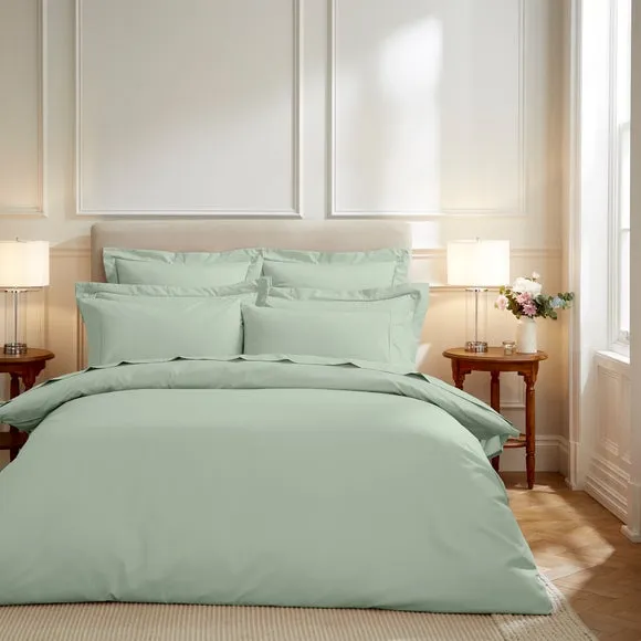 Dorma Crisp & Fresh 400 Thread Count Egyptian Cotton Percale Oxford Pillowcase 4