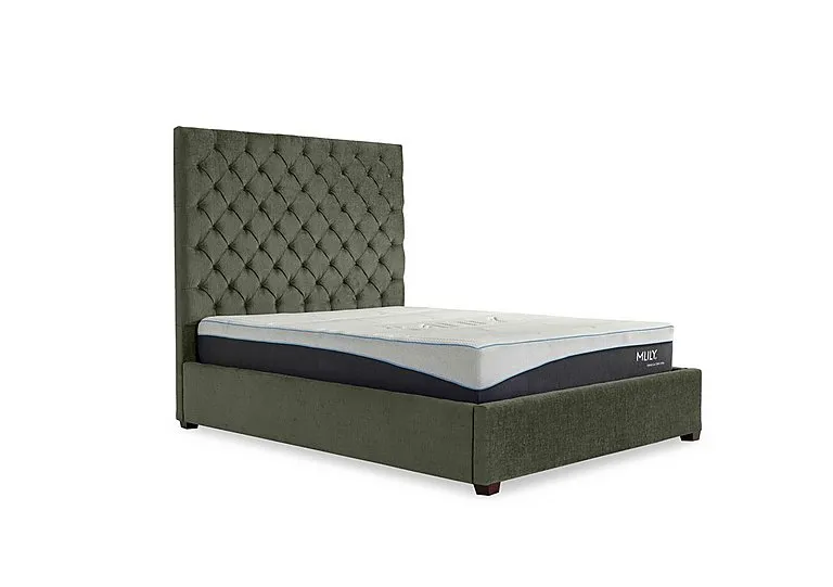 Charlotte 160cm Headboard Manual Ottoman Bed Frame - Double - Faremont Hunter