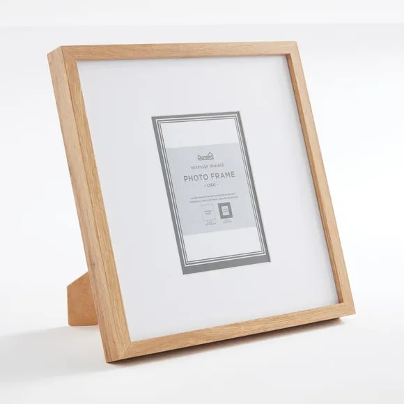 Oversized Mount Square Light Wood Photo Frame 3
