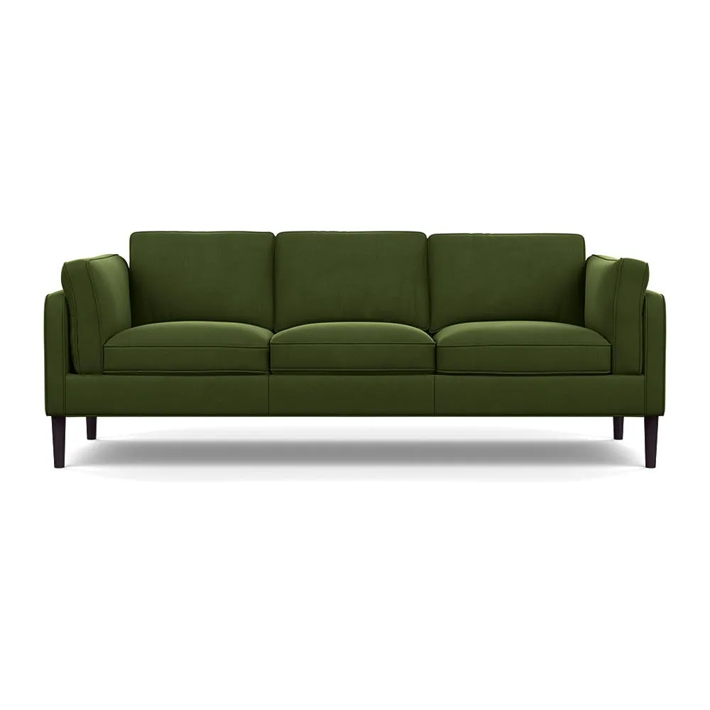 Heal's Sonno 4 Seater Nobilis Velvet Leaf Wenge Black Feet 1