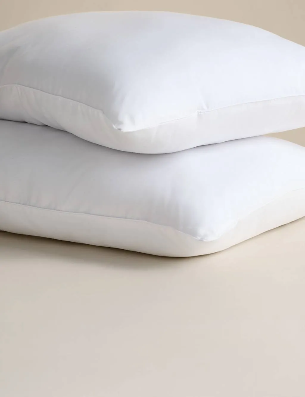 M&S 2 Pack Luxury Down Alternative Medium Pillows White